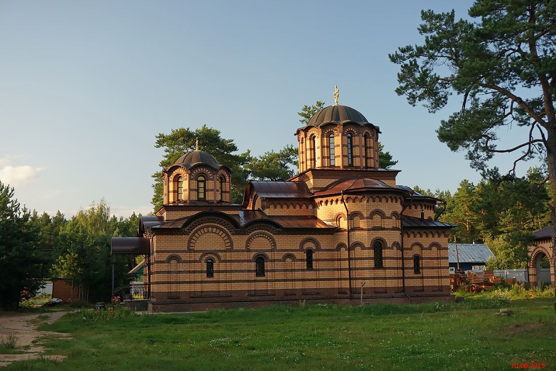 Покровский Отмицкий мужской монастырь. Церковь Бориса и Глеба, Отмичи (Калининский район, Тверская область). фасады