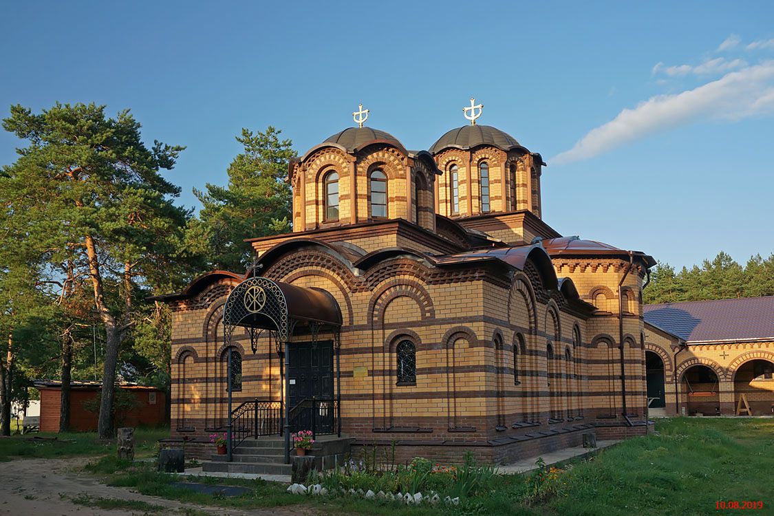 Покровский Отмицкий мужской монастырь. Церковь Бориса и Глеба, Отмичи (Калининский район, Тверская область). фасады