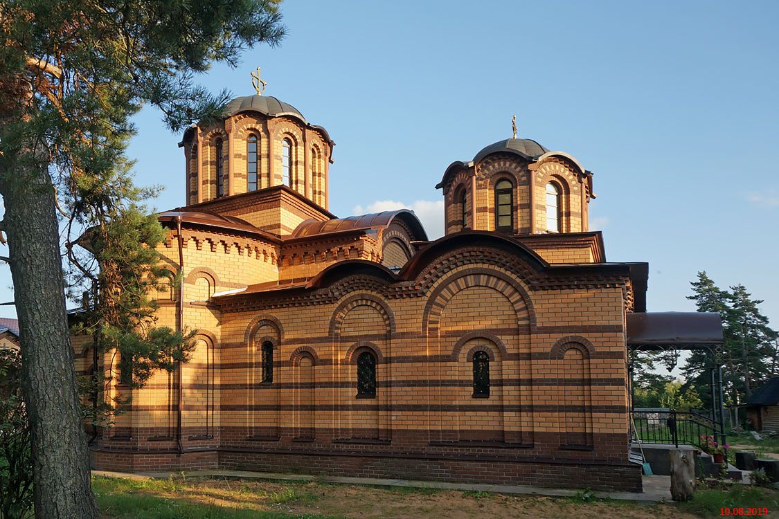 Покровский Отмицкий мужской монастырь. Церковь Бориса и Глеба, Отмичи (Калининский район, Тверская область). фасады