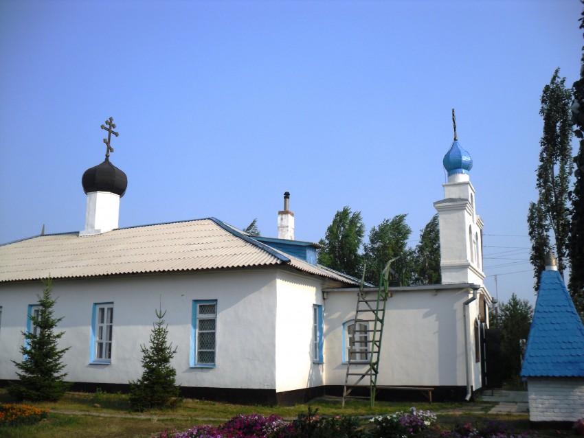 Ксение-Покровский женский монастырь. Церковь Ксении Петербургской и Покрова Пресвятой Богородицы, Яровое (Яровое, город, Алтайский край). фасады