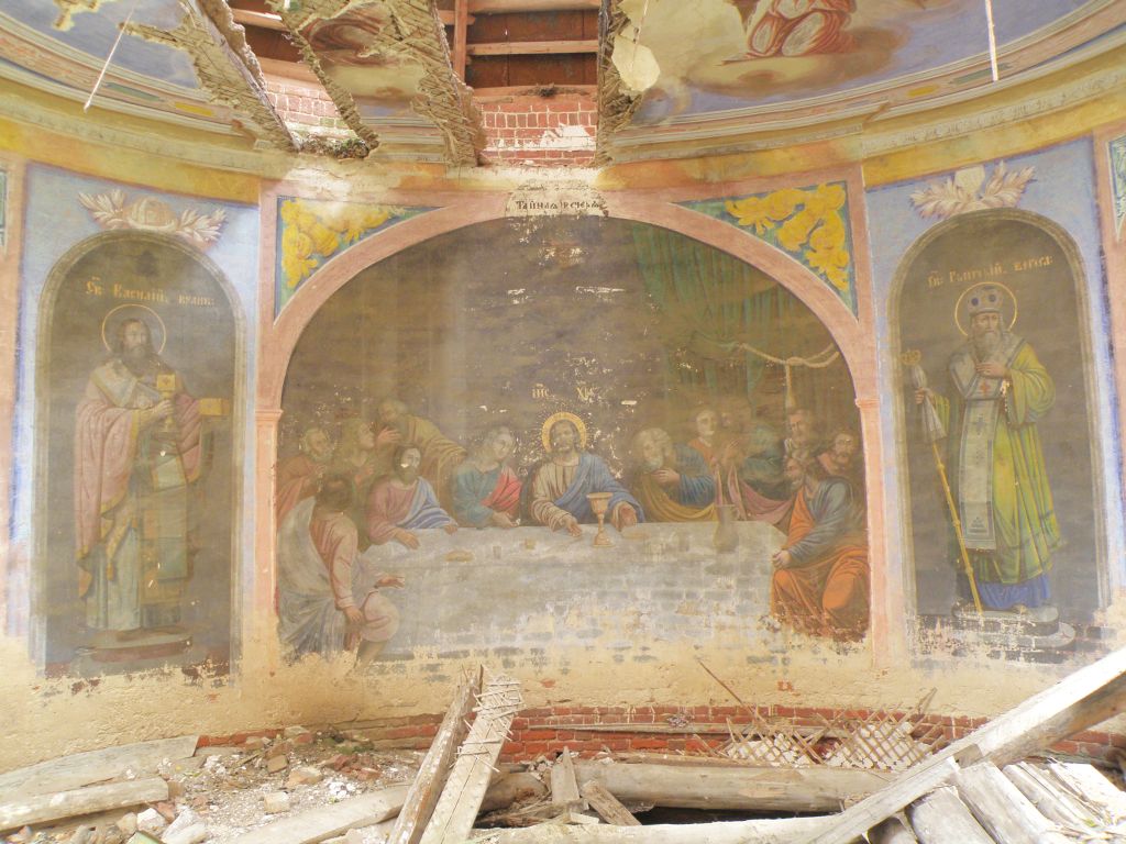 Церковь Покрова Пресвятой Богородицы, Покрово-Раменье (Некоузский район, Ярославская область). интерьер и убранство
