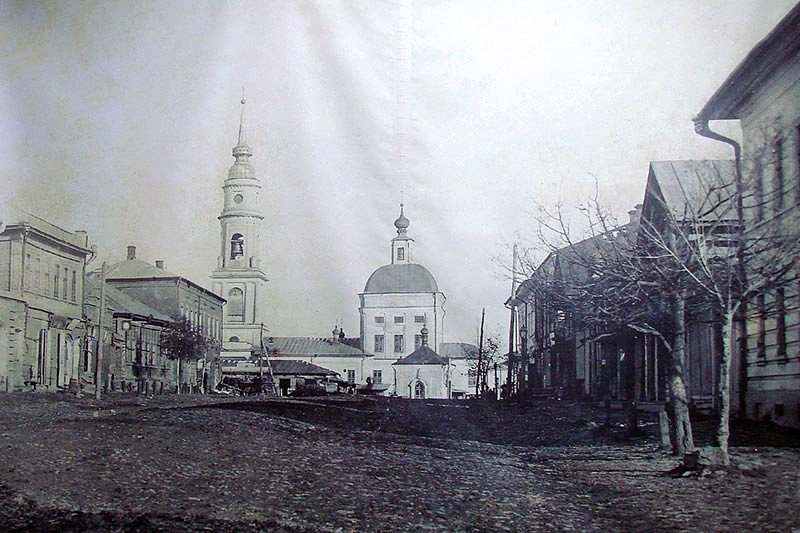 Одоев. Церковь Богоявления Господня. архивная фотография, Фотография нач. ХХ века.