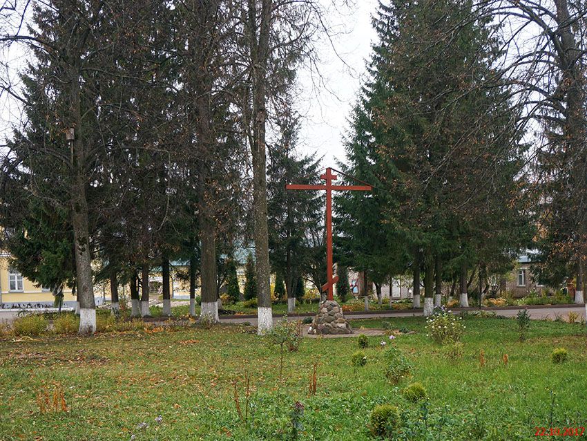 Свято-Духов Иаковлев Боровичский монастырь. Звонница (временная), Боровичи (Боровичский район, Новгородская область). дополнительная информация, Часовня уже отсутствует