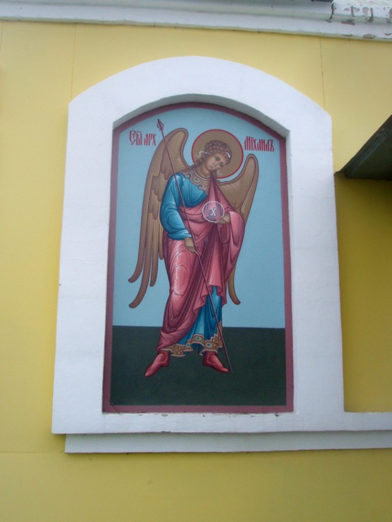 Церковь Михаила Архангела, Фокино (Воротынский район, Нижегородская область). архитектурные детали, Фрагмент западного фасада
