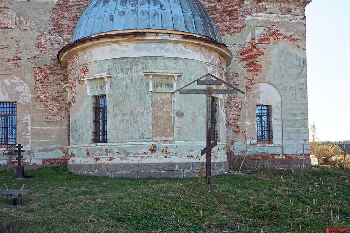 Николо-Теребенский женский монастырь. Церковь Николая Чудотворца, Труженик (Теребени) (Максатихинский район, Тверская область). архитектурные детали