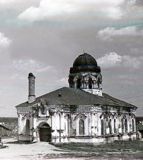 Труженик (Теребени). Николо-Теребенский женский монастырь. Церковь Благовещения Пресвятой Богородицы. архивная фотография, Благовещенская церковь