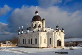 Труженик (Теребени). Николо-Теребенский женский монастырь. Церковь Благовещения Пресвятой Богородицы