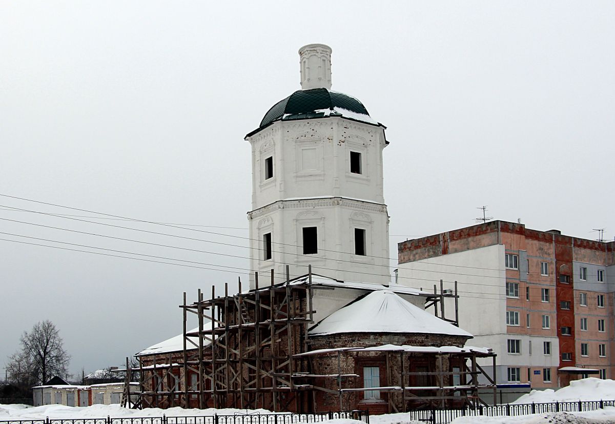 Балахна. Церковь Воздвижения Креста Господня. фасады