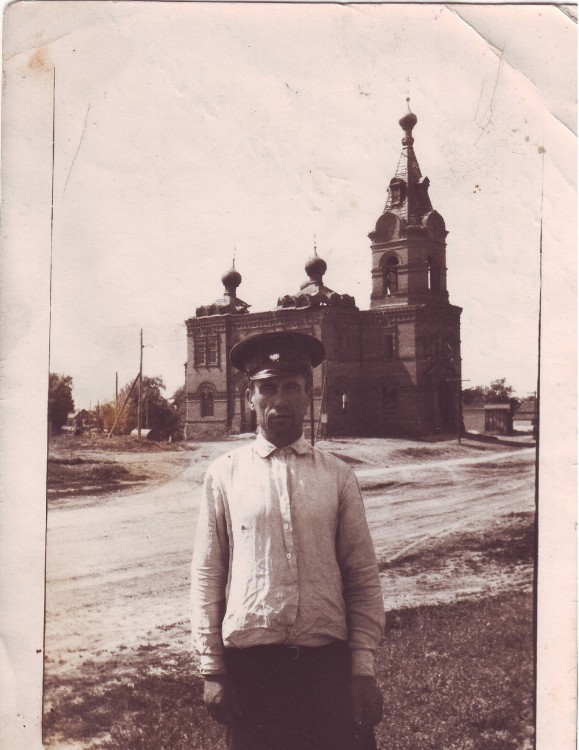 Мокрое. Церковь Казанской иконы Божией Матери. архивная фотография, Семейное фото