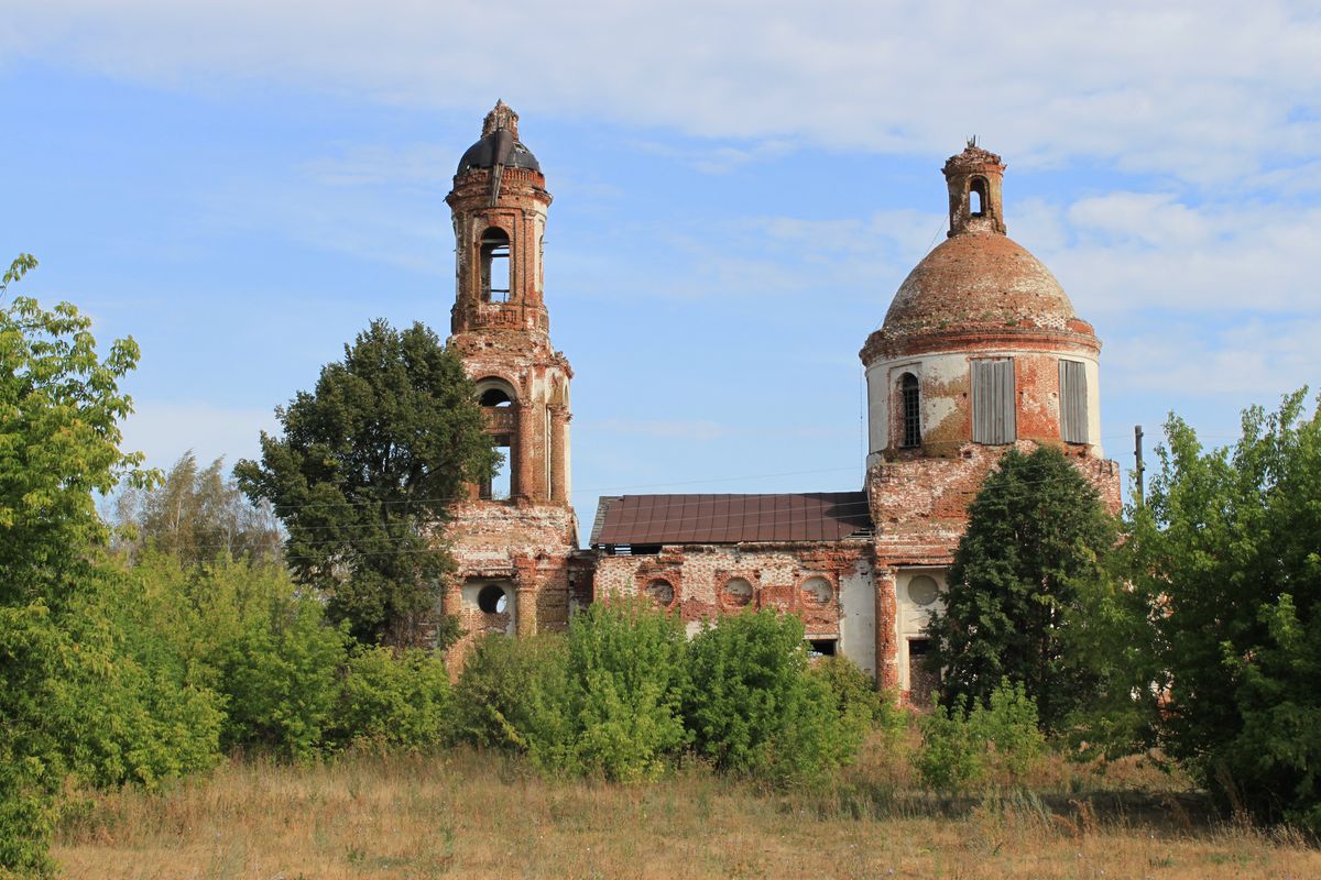 фасады. Церковь Троицы Живоначальной, Масловка (Умётский район, Тамбовская область)