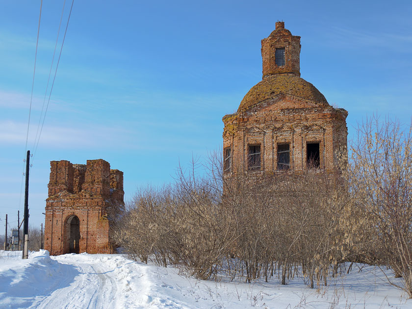 Церковь Успения Пресвятой Богородицы, Оржевка (Умётский район, Тамбовская область). фасады