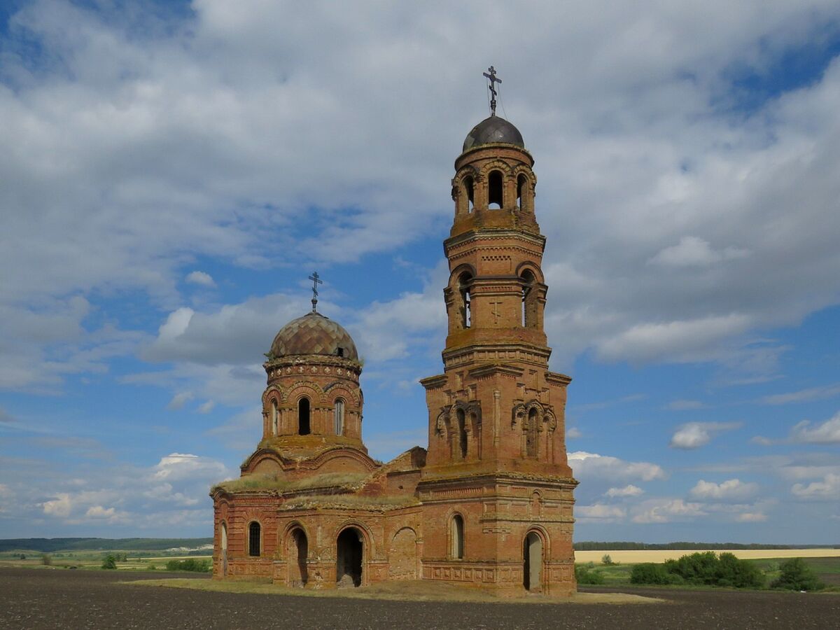 Церковь Петра и Павла, Еделево, урочище (Майнский район, Ульяновская область). фасады