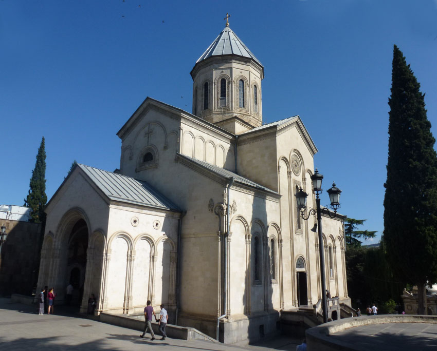Церковь Георгия Победоносца (Кашвети), Мтацминдский район (Тбилиси, город, Грузия). фасады