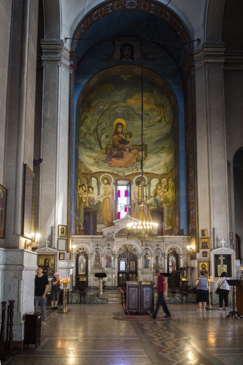 Тбилиси. Церковь Георгия Победоносца (Кашвети). интерьер и убранство