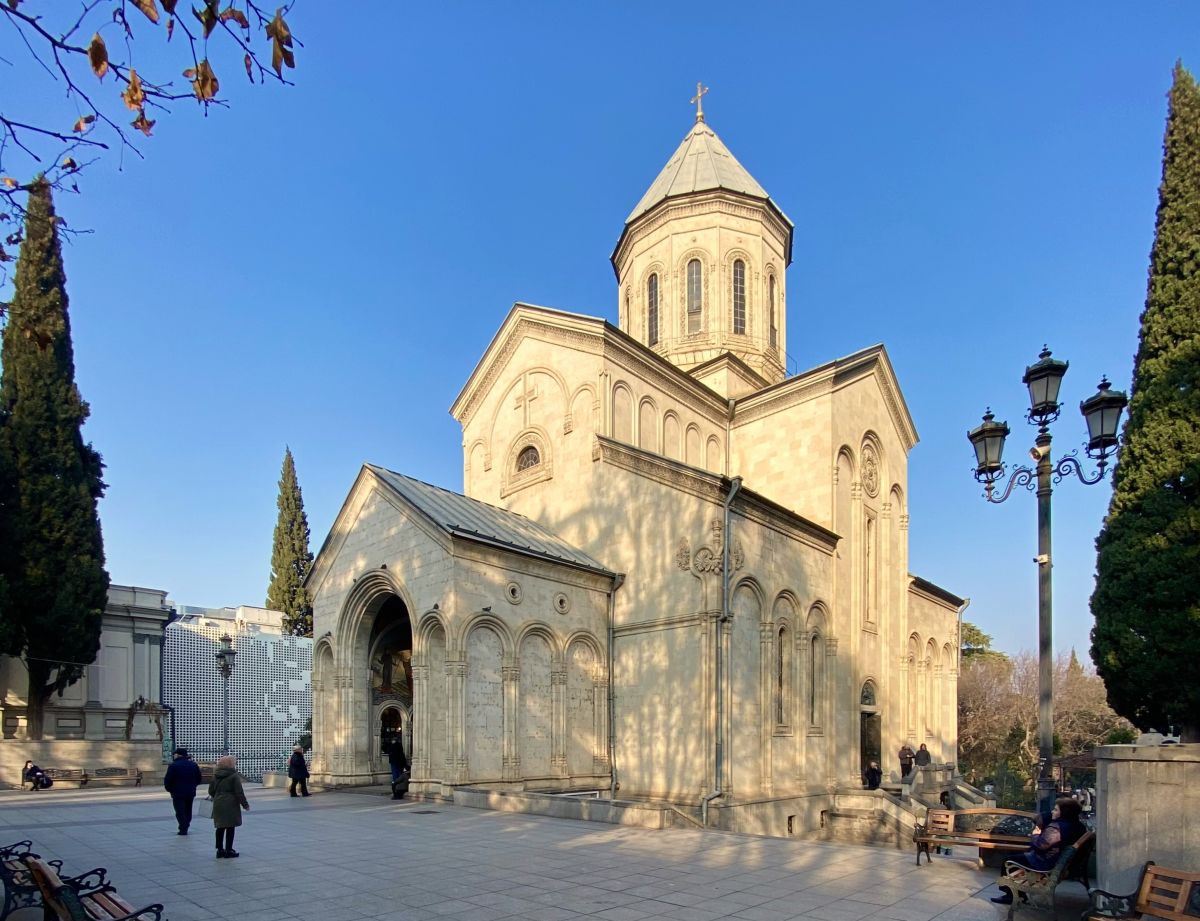 Церковь Георгия Победоносца (Кашвети), Мтацминдский район (Тбилиси, город, Грузия). фасады, Вид с юга