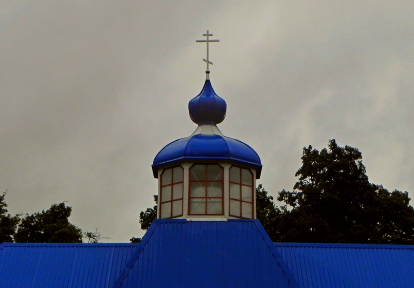 Церковь Рождества Пресвятой Богородицы, Гуторово (Кромской район, Орловская область). архитектурные детали, барабан и купол храма