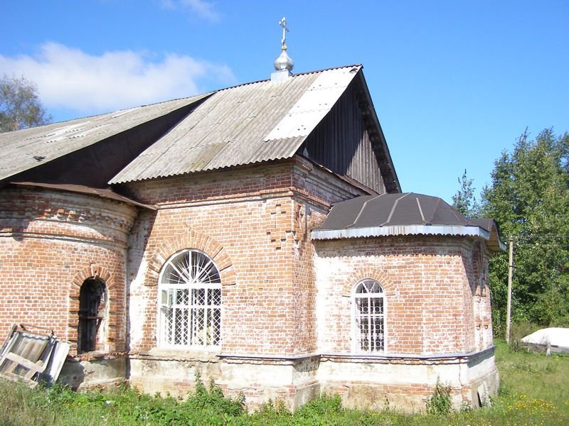 Хомутово. Церковь Феодоровской иконы Божией Матери. фасады