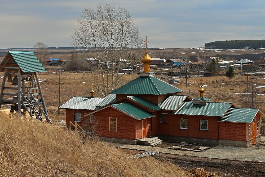 Сарсинский Боголюбский монастырь, Сарсы Вторые (Красноуфимский район (Красноуфимский округ), Свердловская область). фасады, Боголюбский женский монастырь.Храм в честь Иверской иконы Божией Матери