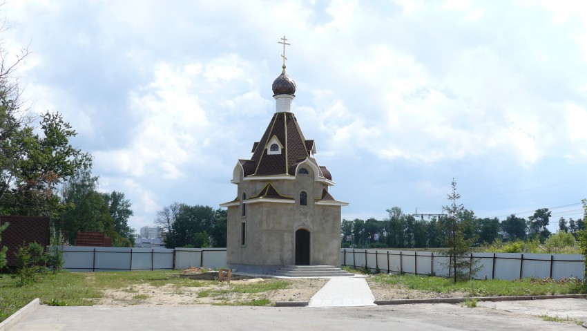 Тарасовка. Часовня Димитрия Ростовского. общий вид в ландшафте