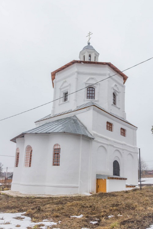 Чиркино. Церковь Покрова Пресвятой Богородицы. фасады, Вид с северо-востока