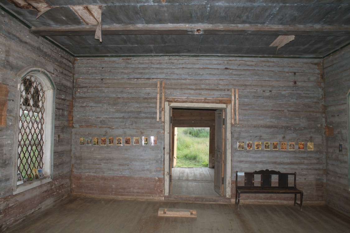Часовня Прокопия Устюжского, Гавриловская (Лузский район, Кировская область). интерьер и убранство