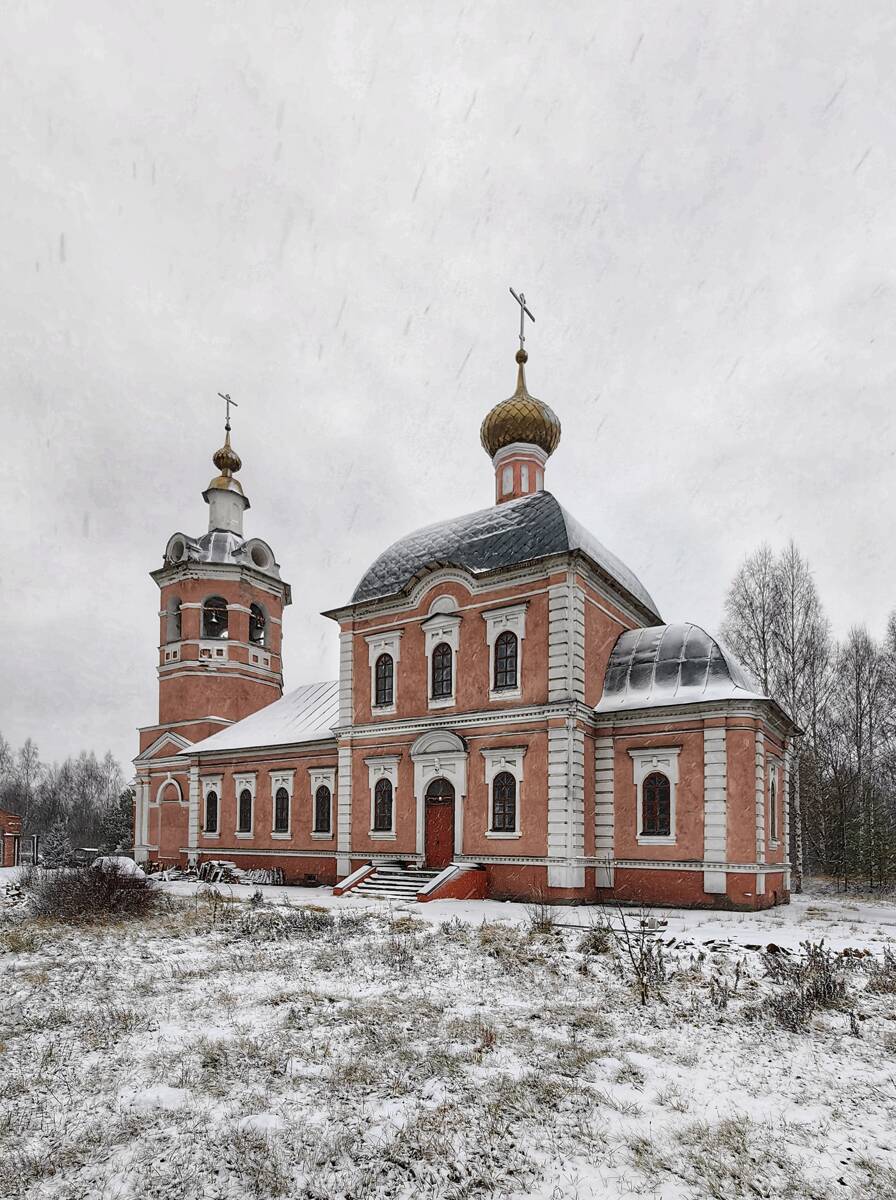 Церковь Александра Невского, Сухоногово (Костромской район, Костромская область). фасады