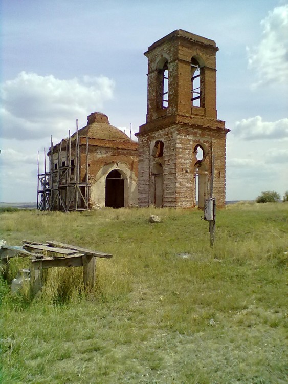 Берёзовка. Церковь Сергия Радонежского. фасады