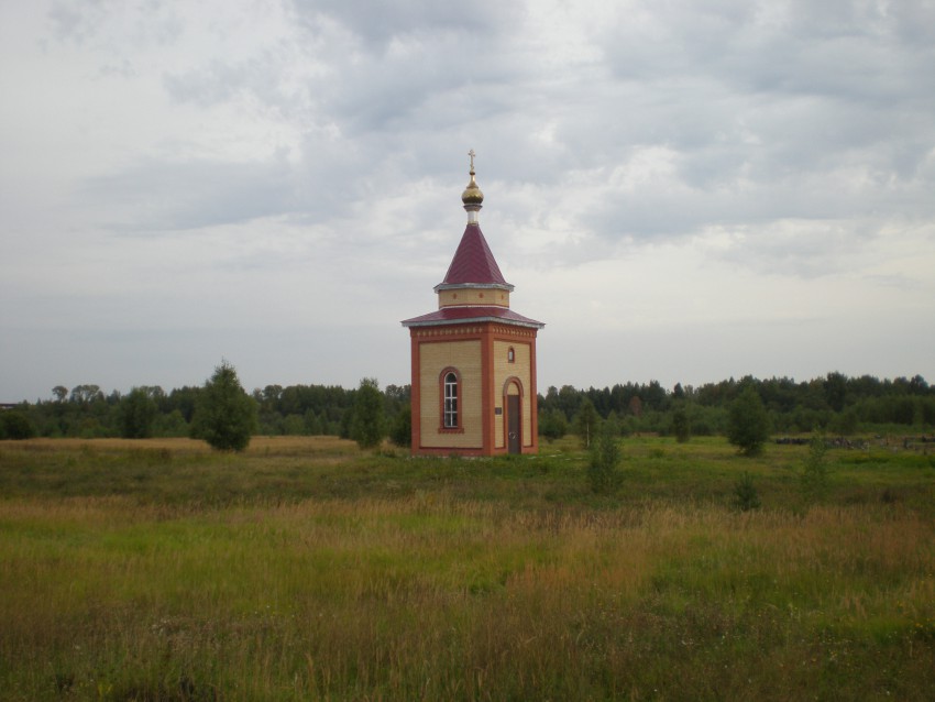 Часовня Казанской иконы Божией Матери, Шахунья (Шахунья, ГО, Нижегородская область). общий вид в ландшафте