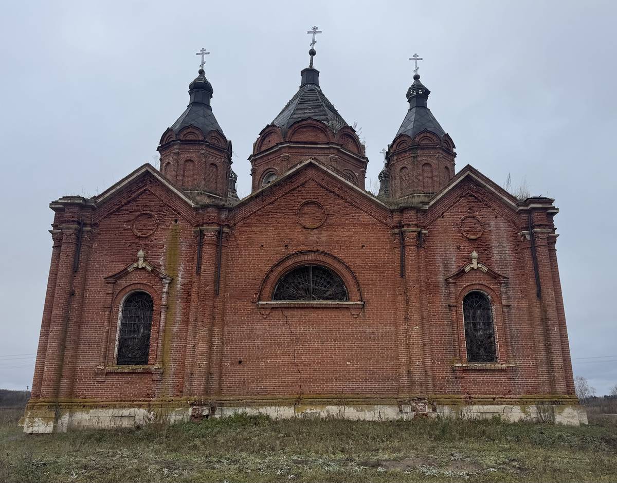 Церковь Троицы Живоначальной, Танкеевка (Спасский район, Республика Татарстан). фасады, Вид с востока, на алтарную часть