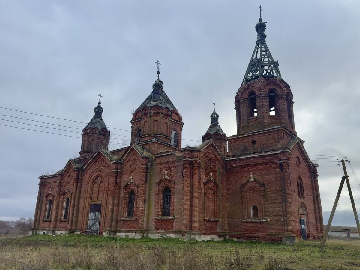 Церковь Троицы Живоначальной, Танкеевка (Спасский район, Республика Татарстан). фасады, Вид с северо-запада