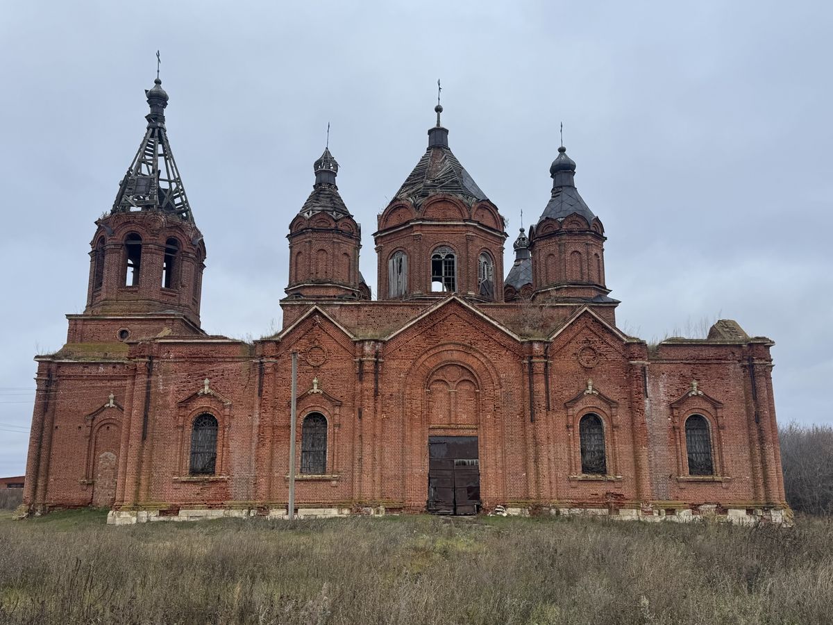 Церковь Троицы Живоначальной, Танкеевка (Спасский район, Республика Татарстан). фасады, Вид с юга 
