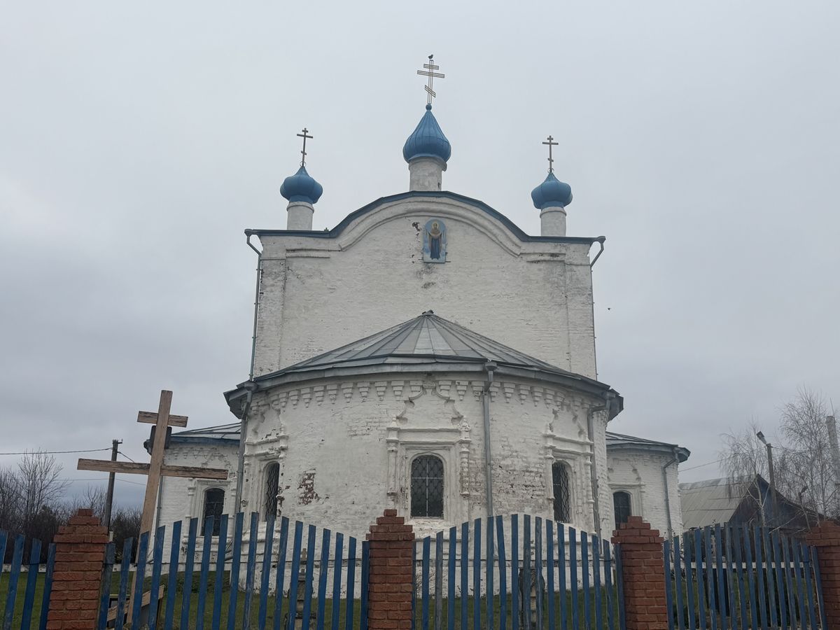 Церковь Покрова Пресвятой Богородицы, Полянки (Спасский район, Республика Татарстан). фасады, Вид с востока, на алтарную часть