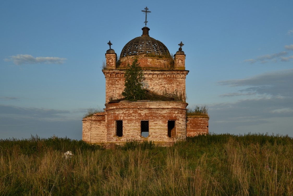 Щербеть. Церковь Михаила Тверского. фасады, Вид с востока