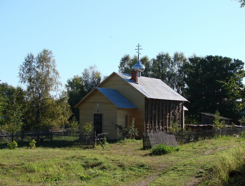 Церковь Преображения Господня (новая), Спасский Погост (Тарногский район, Вологодская область). общий вид в ландшафте