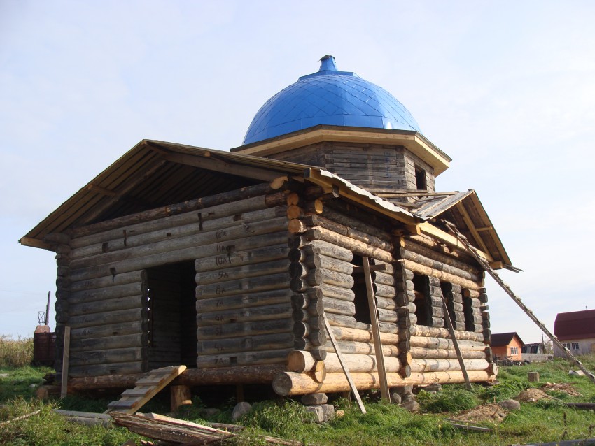 Часовня Пантелеимона Целителя, Скомовская (Вельский район, Архангельская область). фасады