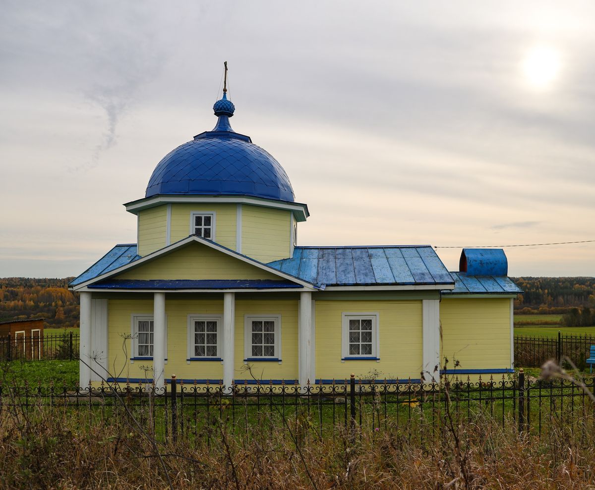 Часовня Пантелеимона Целителя, Скомовская (Вельский район, Архангельская область). фасады