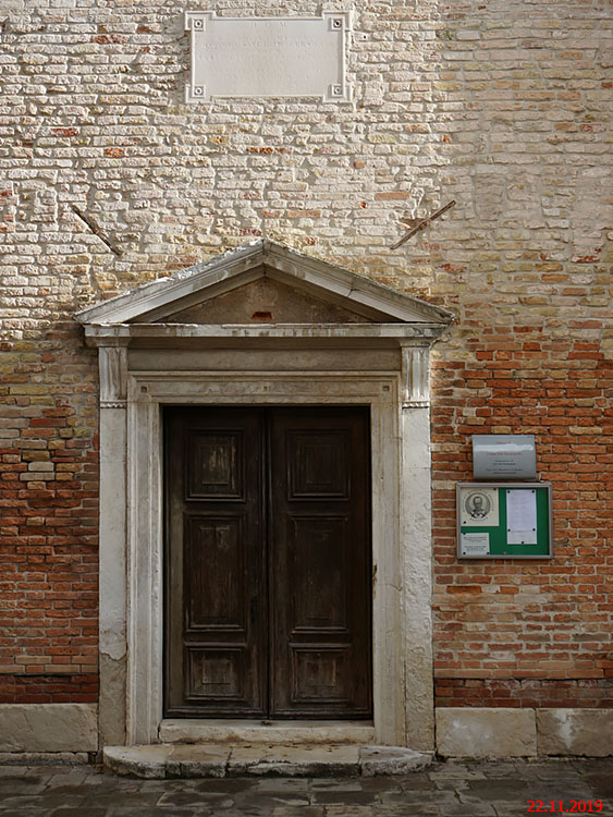 Венеция. Церковь Жён-мироносиц. архитектурные детали