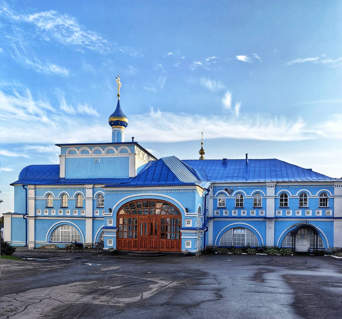 Николо-Шартомский мужской монастырь. Церковь Казанской иконы Божией Матери, Введеньё (Шуйский район, Ивановская область). фасады