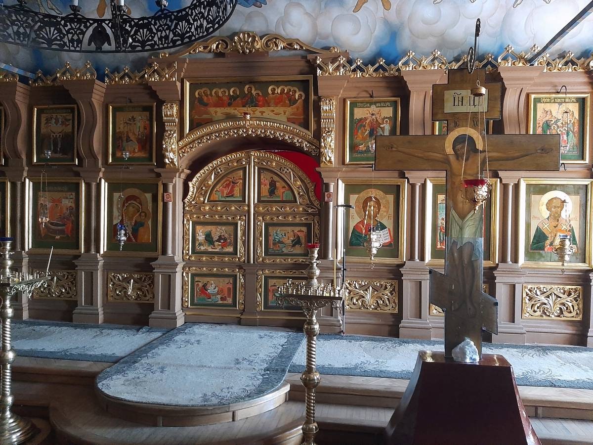 Николо-Шартомский мужской монастырь. Церковь Казанской иконы Божией Матери, Введеньё (Шуйский район, Ивановская область). интерьер и убранство