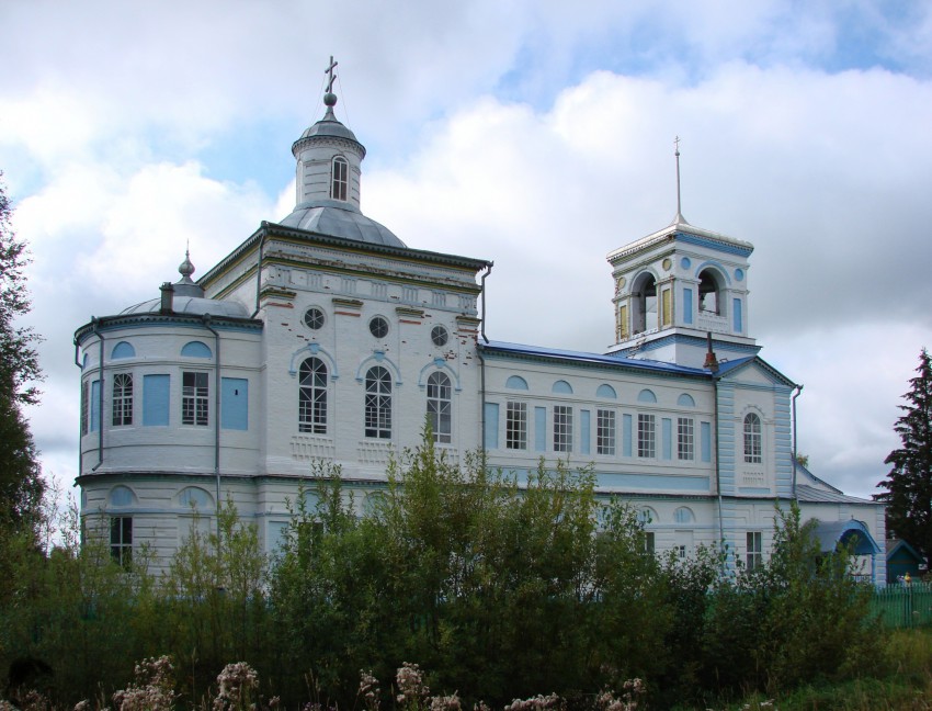 Вилегодск. Церковь Богоявления  Господня. фасады