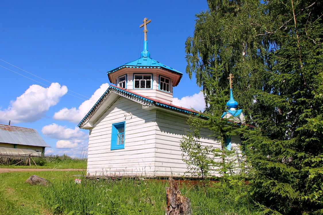 Часовня Прокопия Устюжского, Мокрая Горка (Вилегодский район, Архангельская область). фасады