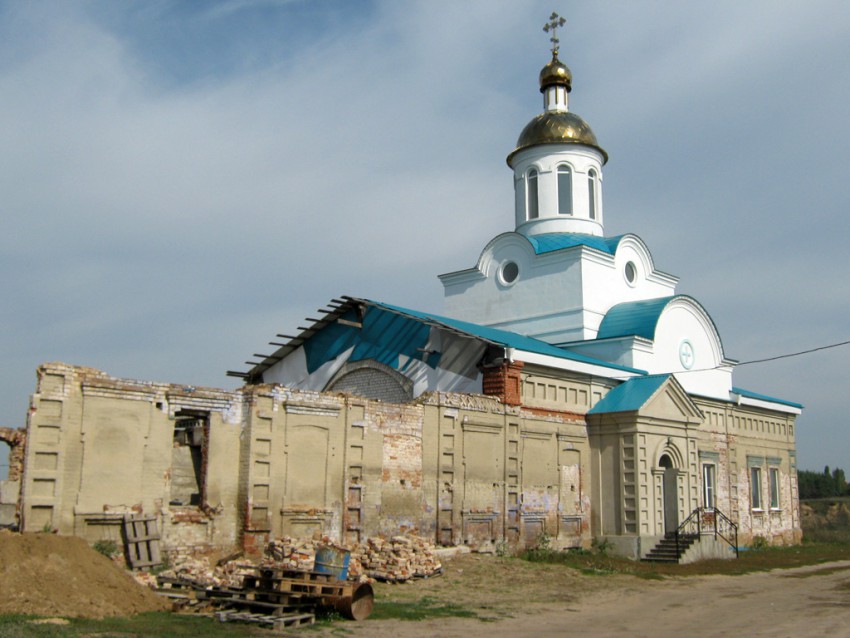 Воронеж. Церковь Николая Чудотворца в Никольском. документальные фотографии