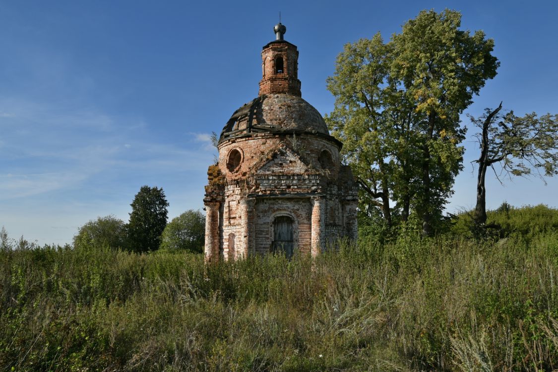 Порфировка, урочище. Неизвестная часовня. фасады, Вид с юга