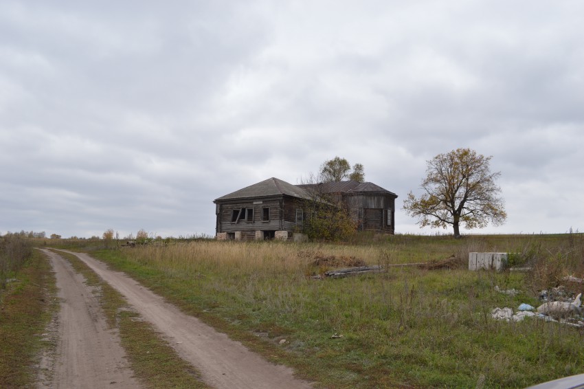 Аппаково. Церковь Покрова Пресвятой Богородицы. общий вид в ландшафте