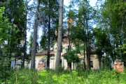 Церковь Воскресения Христова, вид с юга из-за ограды<br>, Нероново, Солигаличский район, Костромская область