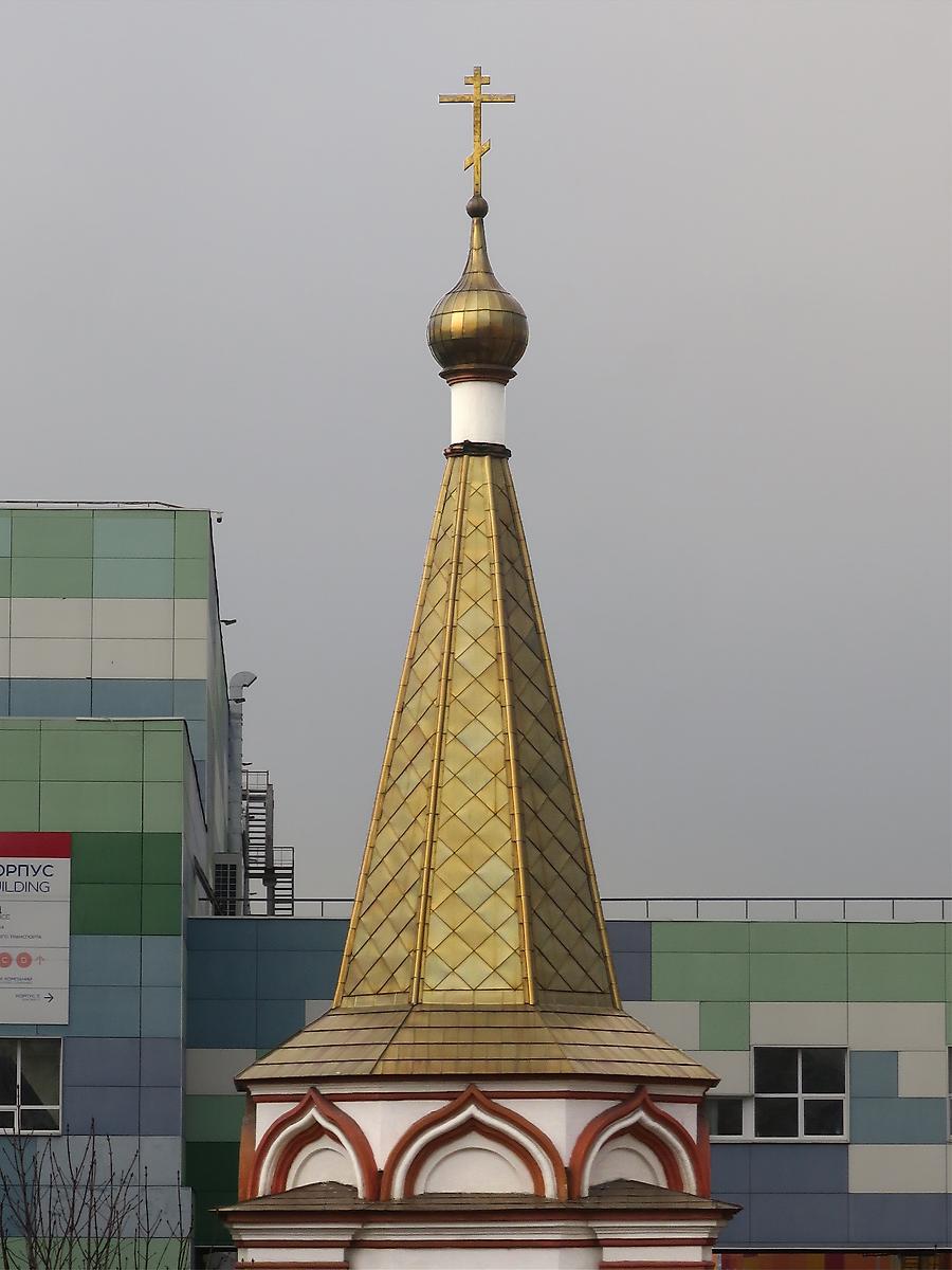 архитектурные детали. Часовня Сергия Радонежского при автозаводе "Москвич", Печатники (Юго-Восточный административный округ (ЮВАО), г. Москва)