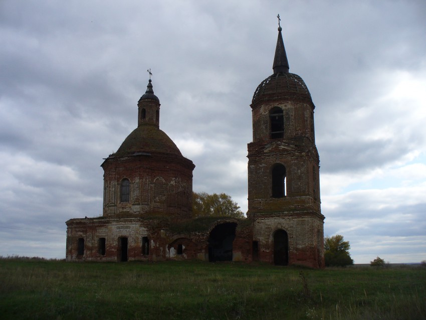 Большой Красный Яр. Церковь Казанской иконы Божией Матери. фасады