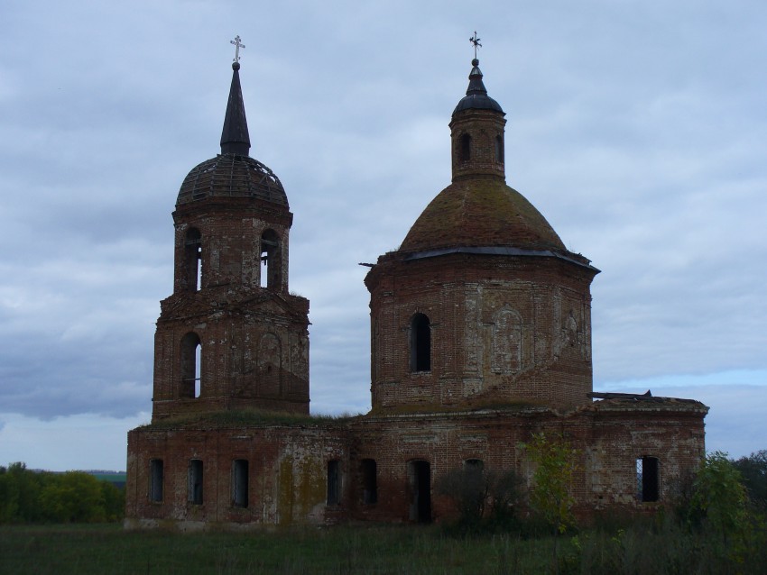 Большой Красный Яр. Церковь Казанской иконы Божией Матери. фасады