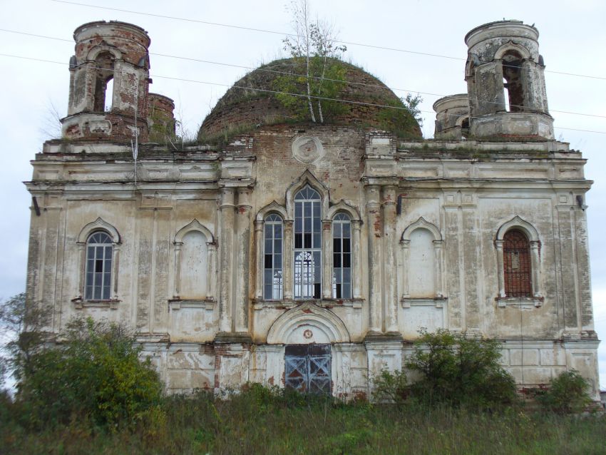 Церковь Спаса Нерукотворного Образа, Большие Полянки (Алексеевский район, Республика Татарстан). фасады