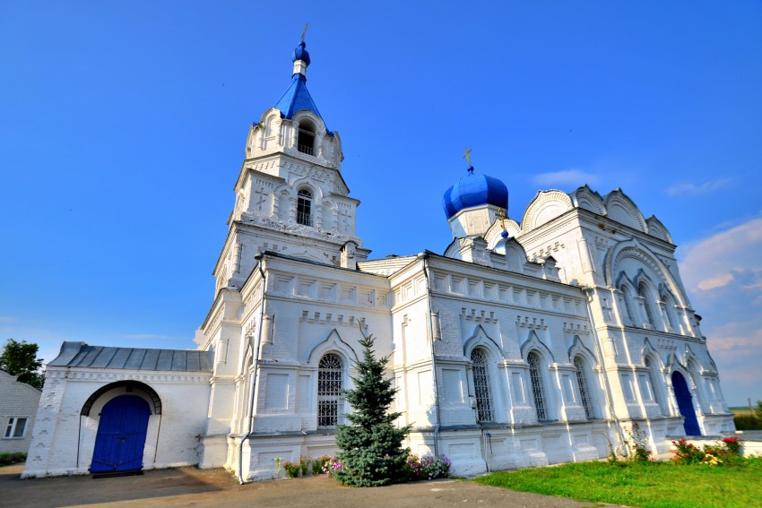 Церковь Рождества Пресвятой Богородицы, Раскильдино (Аликовский район, Республика Чувашия). общий вид в ландшафте